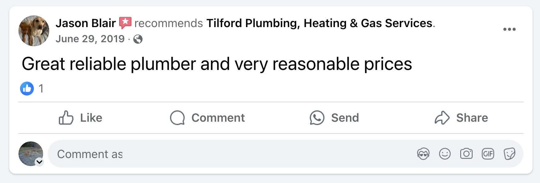 https://www.facebook.com/TilfordPlumbingHeating/reviews